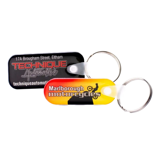 Domed Key Rings