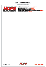 HDPS - Letterheads