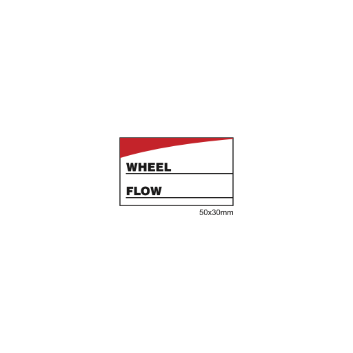 TRS - Spray Equip- Wheel/Flow Synthetic 50x30mm