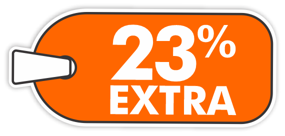 23% Extra Key Rings