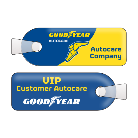 Goodyear - Domed Key Rings