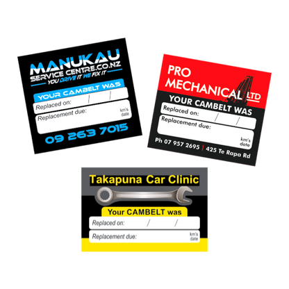 Underbonnet Stickers